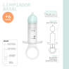 Suavinex Limpiador Nasal de Bebés Reutilizable +6 meses – higiene nasal suave