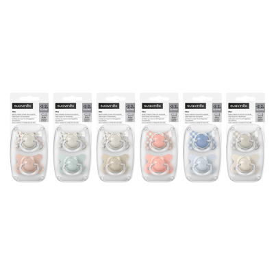 Suavinex Chupete Silicona Fisiológico Fusion 0–2 meses 2 unidades – recién nacido