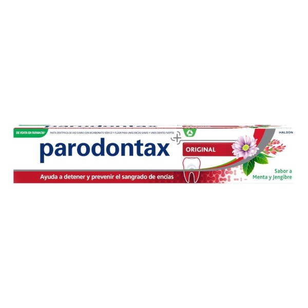 Parodontax Original pasta dentífrica 75 ml sabor menta y jengibre – cuidado de encías