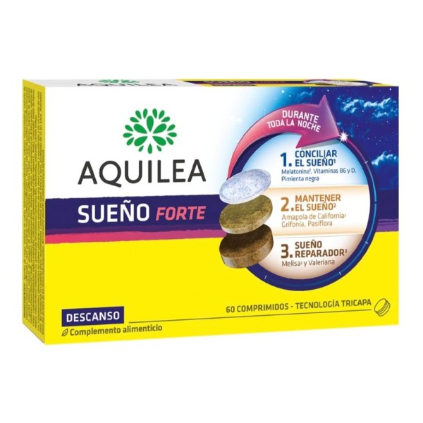 Aquilea Sueño Forte 60 comprimidos – complemento natural para conciliar y mantener el sueño