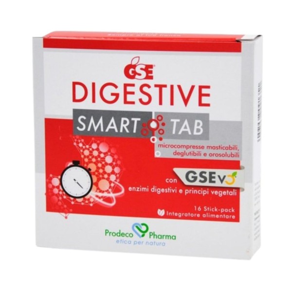 GSE Digestive Smart-Tab 16 Sticks – Complemento alimenticio para función digestiva