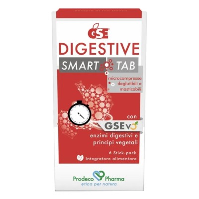 GSE Digestive Smart-Tab 6 Sticks – Complemento alimenticio para función digestiva