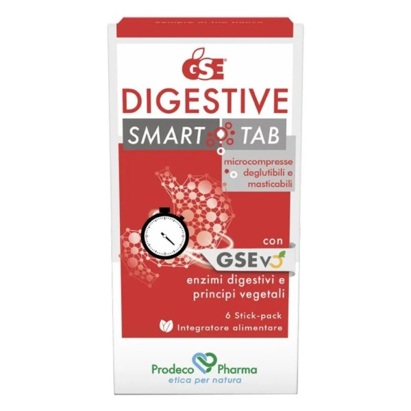 GSE Digestive Smart-Tab 6 Sticks – Complemento alimenticio para función digestiva