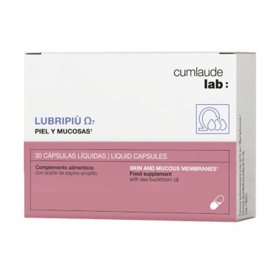 Cumlaude Lab Lubripiù Omega 7 30 Cápsulas – Complemento alimenticio para piel y mucosas