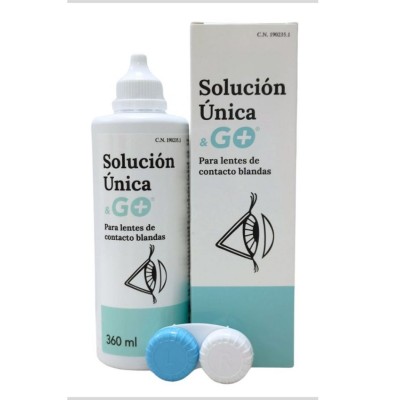 Solución Única & Go 1 Frasco 2 x 360 ml – Solución única para lentes de contacto blandas