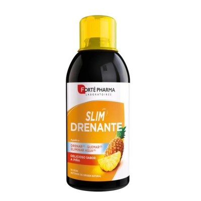 Forte Pharma Slim Drenante 500 ml – Complemento alimenticio drenante sabor piña