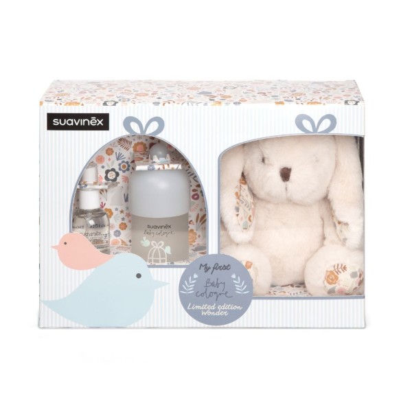 Suavinex Set Baby Cologne 100 ml + 50 ml + Peluche – My First Baby Cologne Limited Edition