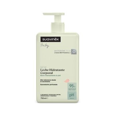 Suavinex Baby Leche Hidratante Corporal 750 ml – Hidratación diaria piel del bebé