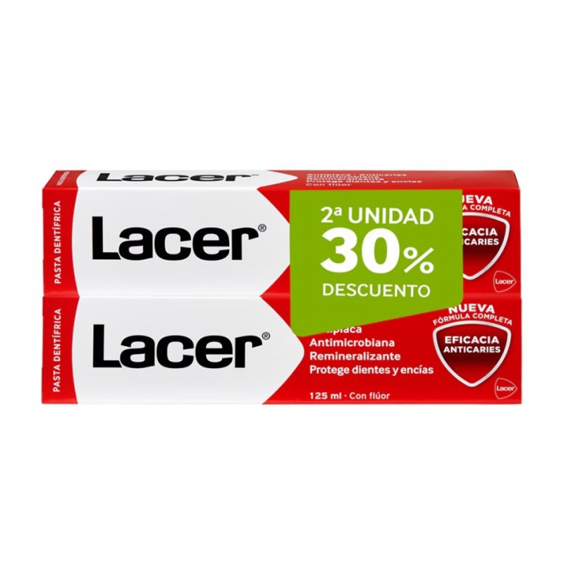 Pack Ahorro Lacer Pasta Dental 2×125 ml | Higiene Bucal