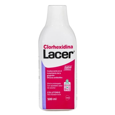 Lacer Colutorio Clorhexidina 500 ml – Enjuague bucal antiséptico