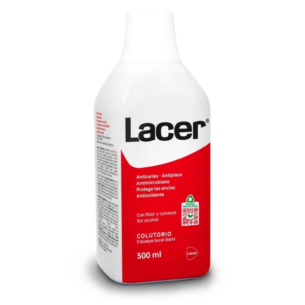 Lacer Cuidado Bucal Colutorio 500 ml – Enjuague bucal para higiene oral diaria