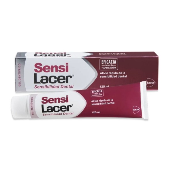 Sensilacer Sensibilidad Dental Gel Dentífrico 125 ml – Gel dental alivio de la sensibilidad