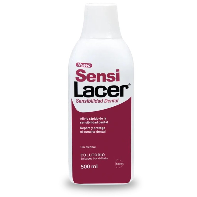 Sensilacer Sensibilidad Dental Colutorio 500 ml – Enjuague bucal desensibilizante diario