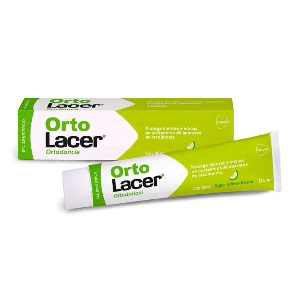 Lacer Ortolacer Ortodoncia Gel Dentífrico 75 ml Sabor Lima Fresca – Gel dental para portadores de ortodoncia