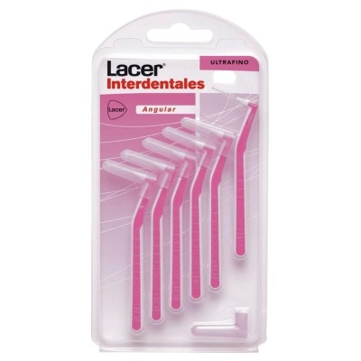 Cepillo Interdental Lacer Ultrafino Angular 6 Unidades – Cepillos interdentales angulados para espacios estrechos
