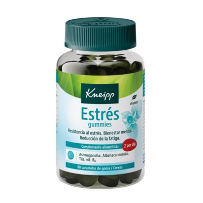 Kneipp Estrés 60 Gummies Sabor Cereza – Complemento alimenticio para resistencia al estrés