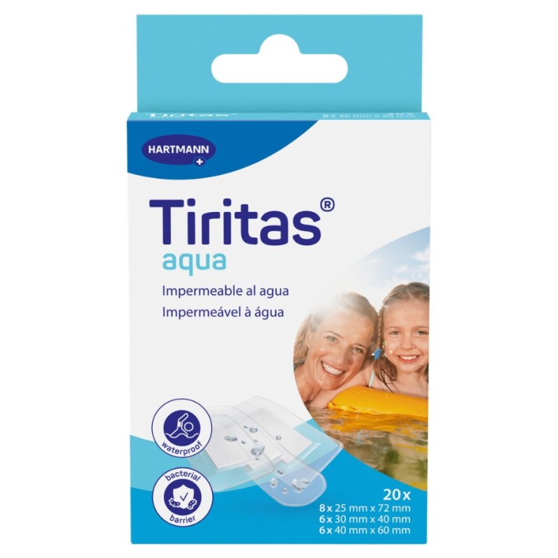 Tiritas Aqua Aposito Adhesivo 20 Unidades 3 Tamaños