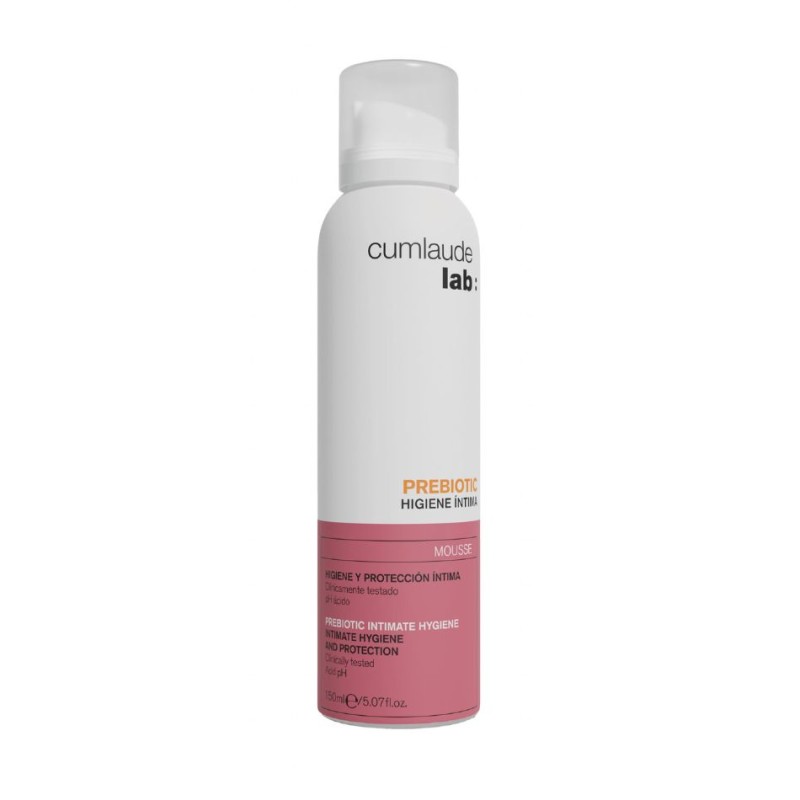 Cumlaude Lab Prebiotic Higiene Íntima 150 ml – Mousse limpiador íntimo con prebióticos