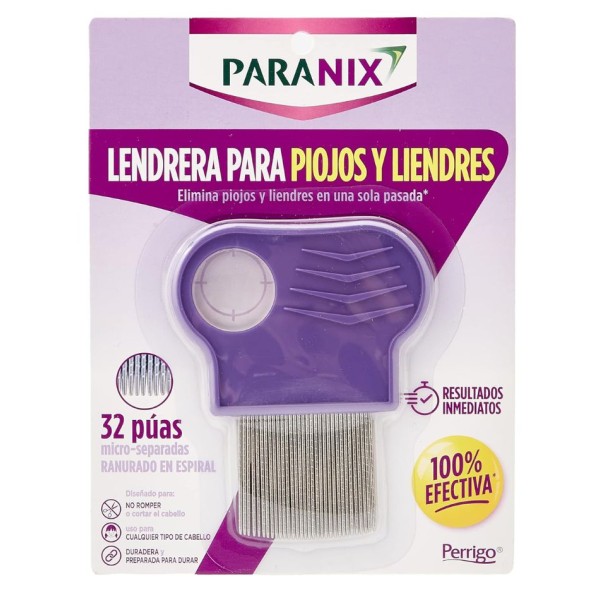 Paranix Peine Antipiojos Lendrera 1 Unidad