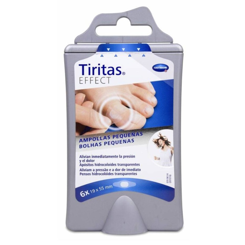 Tiritas Effect Ampollas Pequeñas 6 Apósitos 19 x 55 mm – Apósitos Hidrocoloides