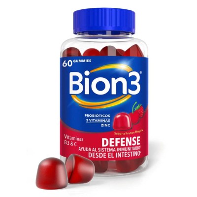 Bion3 Defense Gummy 60 Gominolas | Vitaminas y Probióticos para tus Defensas