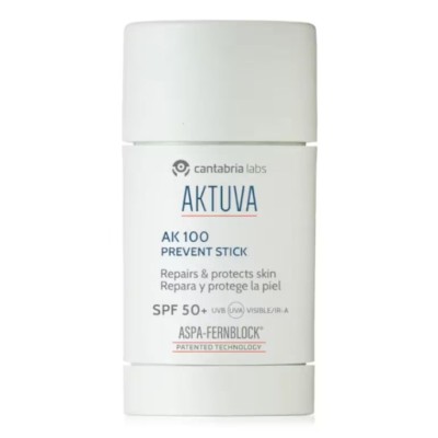 Aktuva AK100 Prevent Stick SPF 50+ 15 g – Protector Solar Facial y Labial