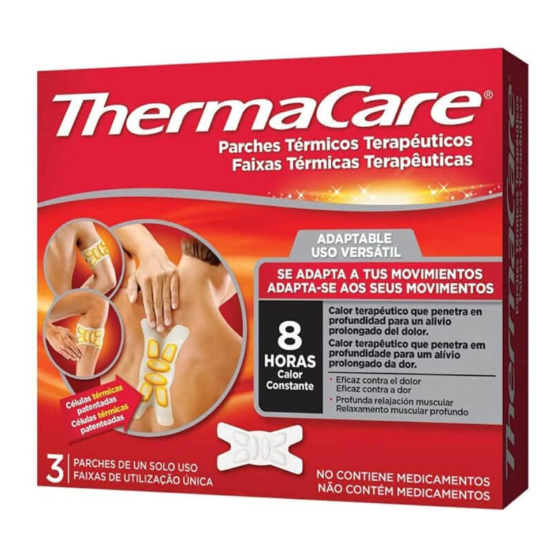 ThermaCare Parches Térmicos Adaptables 3 Parches Terapia de Calor
