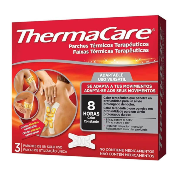 ThermaCare Parches Térmicos Adaptables 3 Parches Terapia de Calor