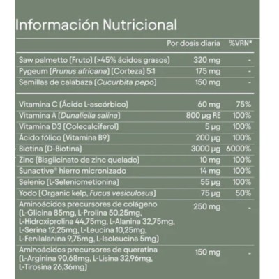 Olistic Hombre 28 Frascos 25 ml - Complemento Alimenticio Salud Capilar
