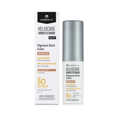 Heliocare 360º Pigment Stick SPF 50 Color Bronze 10 g Fotoprotector Facial con Color
