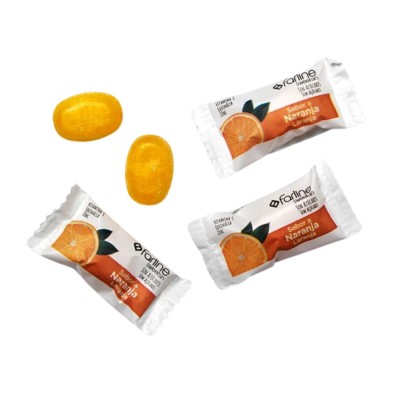 Farline Sweetsin Caramelos Sabor Naranja 40 g Sin Azúcar con Vitamina C