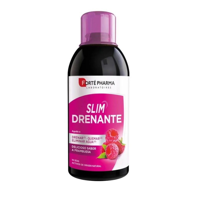 Slim Drenante Frambuesa 500 ml Complemento Alimenticio Drenante