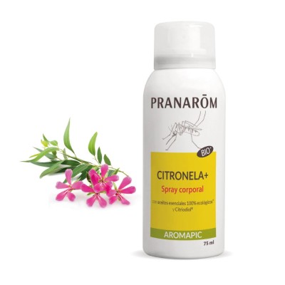 Pranarôm Aromapic Spray Corporal Citronela Bio 75 ml Repelente Natural