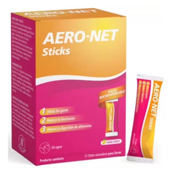 Aero-Net 12 Sticks 2 g Sabor Cítrico