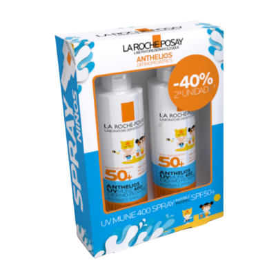 Anthelios Duplo Dermo Pediatrics Spray Invisible SPF 50+ Protector Solar Infantil Duplo