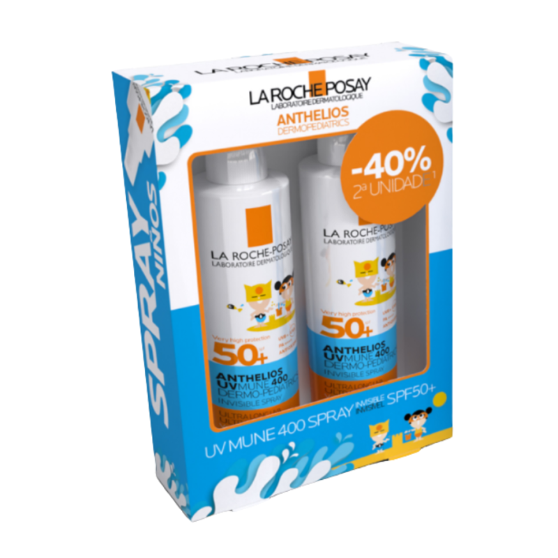 Anthelios Duplo Dermo Pediatrics Spray Invisible SPF 50+ Protector Solar Infantil Duplo