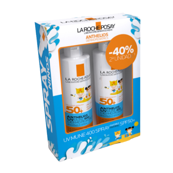 Anthelios Duplo Dermo Pediatrics Spray Invisible SPF 50+ Protector Solar Infantil Duplo