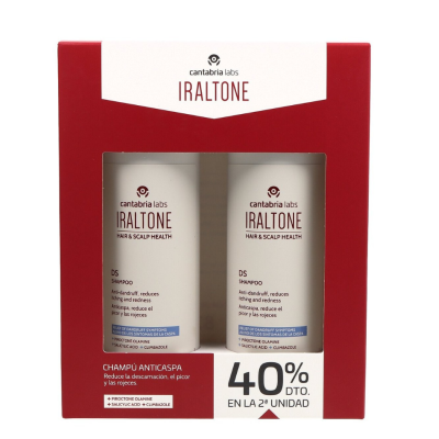Iraltone Pack Duplo DS Champú 200 ml Anticaspa Dermatitis Seborreica
