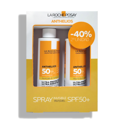 Anthelios Duplo Spray Invisible SPF 50+ 200 ml Protector Solar Corporal Pack