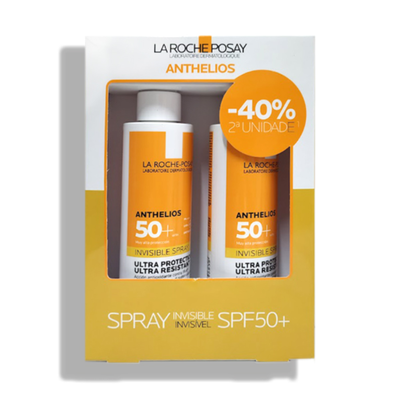 Anthelios Duplo Spray Invisible SPF 50+ 200 ml Protector Solar Corporal Pack