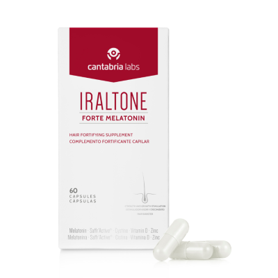 Iraltone Forte Melatonin 60 Cápsulas Complemento Anticaída Capilar