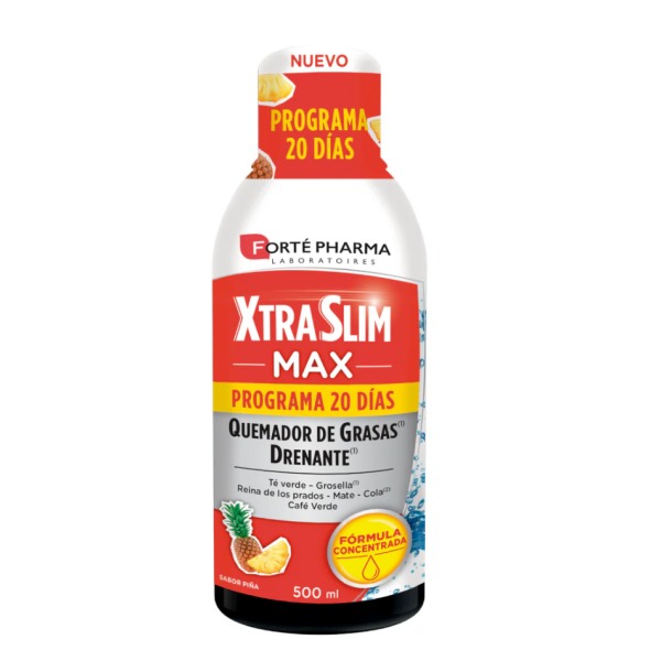 XtraSlim Max 500 ml Sabor Piña Complemento Alimenticio Drenante