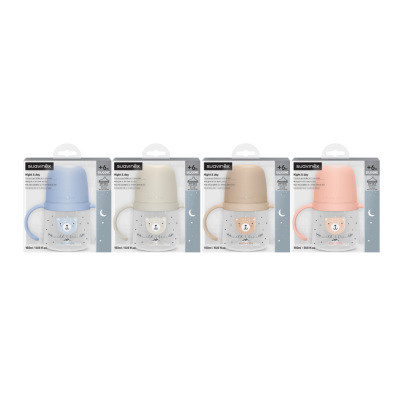 Suavinex Biberón Entrena Antiderrame Asas 150 ml +6 Meses First