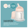 Suavinex Set Inicio Zero.Zero 180 ml Biberón Anticólico + Chupete Recién Nacido