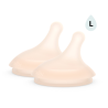 Suavinex Tetina Zero.Zero Flujo Denso L Silicona Ultra Suave +6 Meses 2 uds