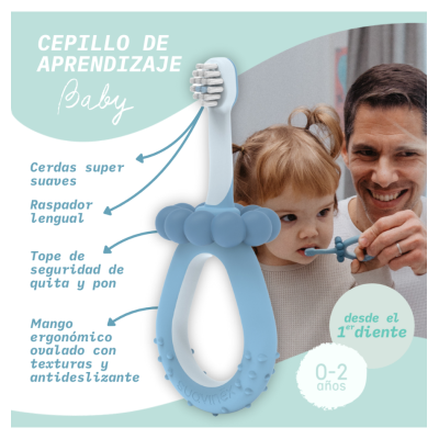 Suavinex Cepillo Dental Infantil Aprendizaje 0–2 Años Baby