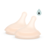 Suavinex Tetina Zero.Zero Flujo Adaptable +0 Meses Silicona Ultra Suave 2 uds