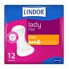 Lindor Lady Pad Extra 4 Gotas 12 Unidades Absorbente Incontinencia Ligera
