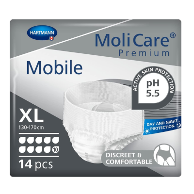 MoliCare Premium Mobile 10 Gotas XL 14 Unidades Ropa Interior Incontinencia