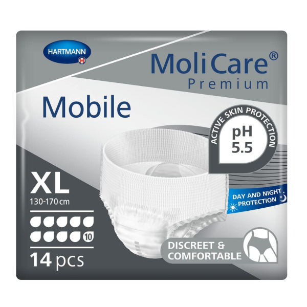 MoliCare Premium Mobile 10 Gotas XL 14 Unidades Ropa Interior Incontinencia